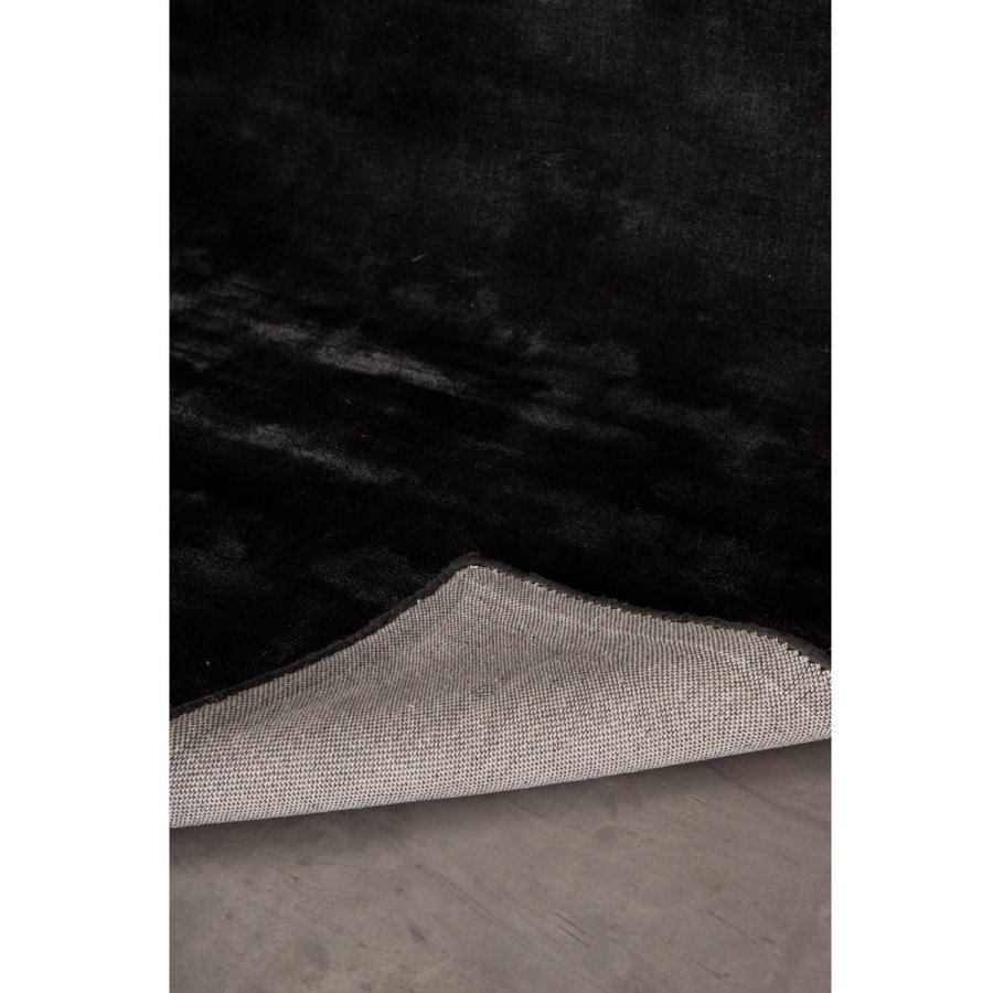 VENTURE DESIGN Indra gulvtppe - mrkegr viskose og bomuld (170x240)