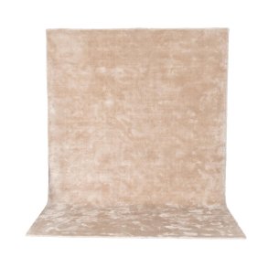 VENTURE DESIGN Indra gulvtppe - beige viskose og bomuld (200x300)