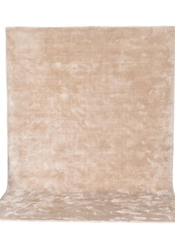 VENTURE DESIGN Indra gulvtppe - beige viskose og bomuld (200x300)
