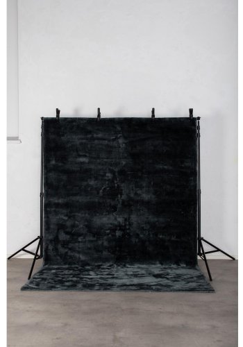 VENTURE DESIGN Indra gulvtppe - grafitgr viskose og bomuld (200x300)