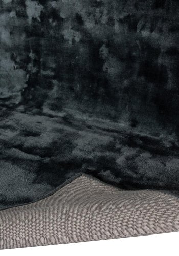 VENTURE DESIGN Indra gulvtppe - grafitgr viskose og bomuld (200x300)