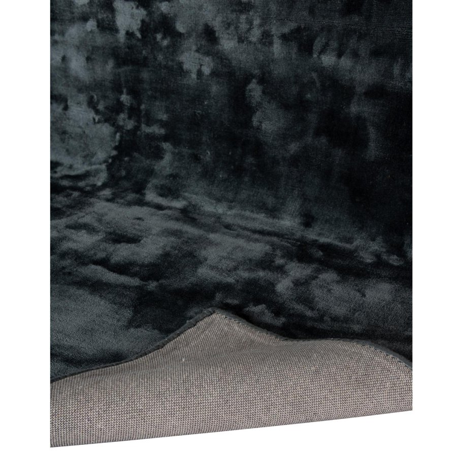 VENTURE DESIGN Indra gulvtppe - grafitgr viskose og bomuld (200x300)