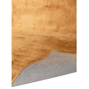 VENTURE DESIGN Indra gulvtppe - sennepsgul viskose og bomuld (200x300)