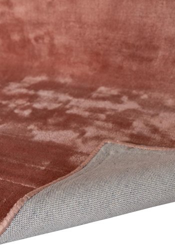 VENTURE DESIGN Indra gulvtppe - rosa viskose og bomuld (200x300)