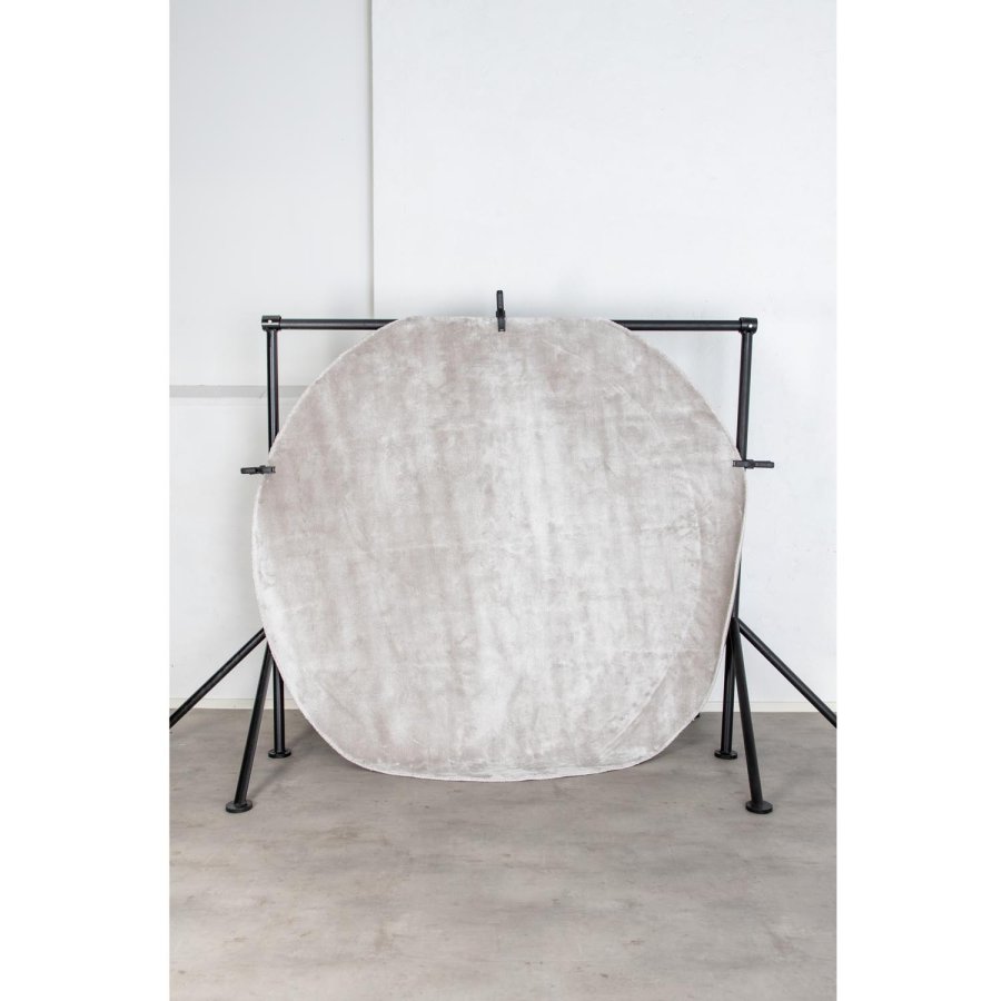 VENTURE DESIGN Indra gulvtppe - slv viskose og bomuld (200)