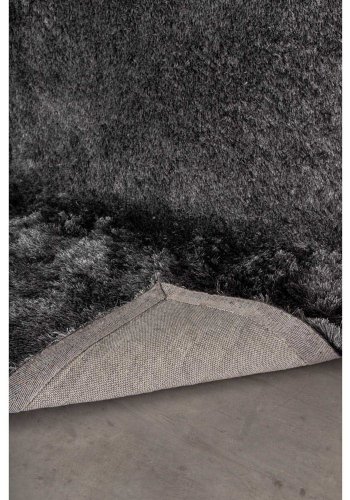 VENTURE DESIGN Shiva Shaggy gulvtppe - gr polyester og bomuld (170x240)