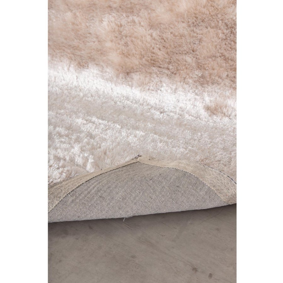VENTURE DESIGN Shiva Shaggy gulvtppe - champagne polyester og bomuld (200x300)