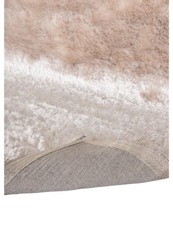 VENTURE DESIGN Shiva Shaggy gulvtppe - champagne polyester og bomuld (200x300)