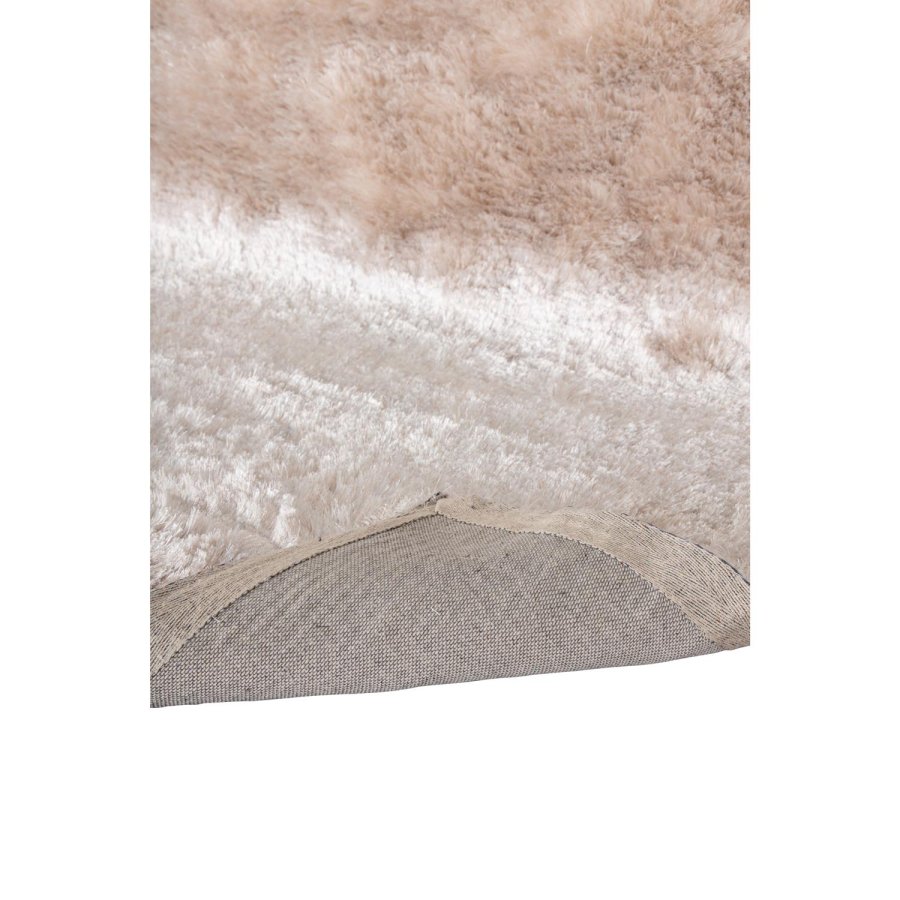 VENTURE DESIGN Shiva Shaggy gulvtppe - champagne polyester og bomuld (200x300)