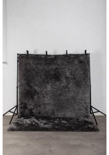 VENTURE DESIGN Shiva Shaggy gulvtppe - gr polyester og bomuld (200x300)