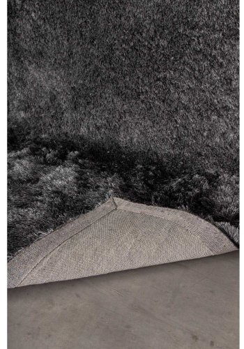 VENTURE DESIGN Shiva Shaggy gulvtppe - gr polyester og bomuld (200x300)