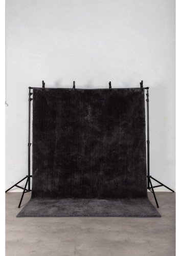 VENTURE DESIGN Undra gulvtppe - mrkegr viskose (200x300)