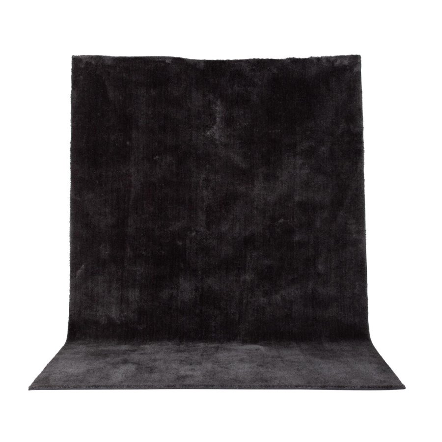 VENTURE DESIGN Undra gulvtppe - mrkegr viskose (250x350) 