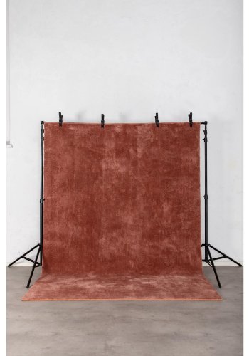 VENTURE DESIGN Undra gulvtppe - dusty pink viskose (250x350) 