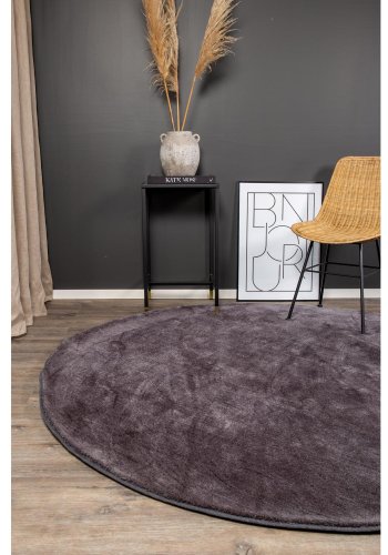 VENTURE DESIGN Undra gulvtppe - mrkegr viskose (200)