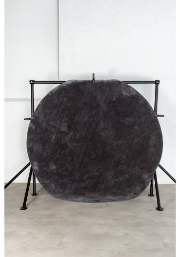 VENTURE DESIGN Undra gulvtppe - mrkegr viskose (200)