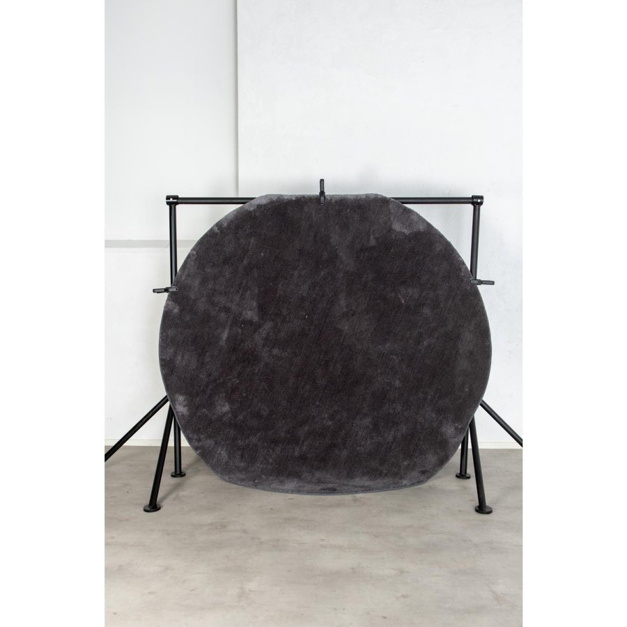 VENTURE DESIGN Undra gulvtppe - mrkegr viskose (200)