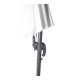 VENTURE DESIGN Leeds parasol med tilt, 3m - hvid, sort aluminium og stl 