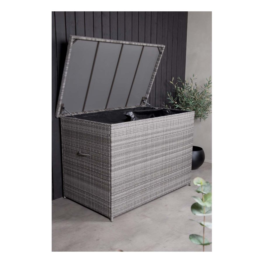 VENTURE DESIGN rektangulr Amazon udendrs hyndeboks - gr rattan og stl 