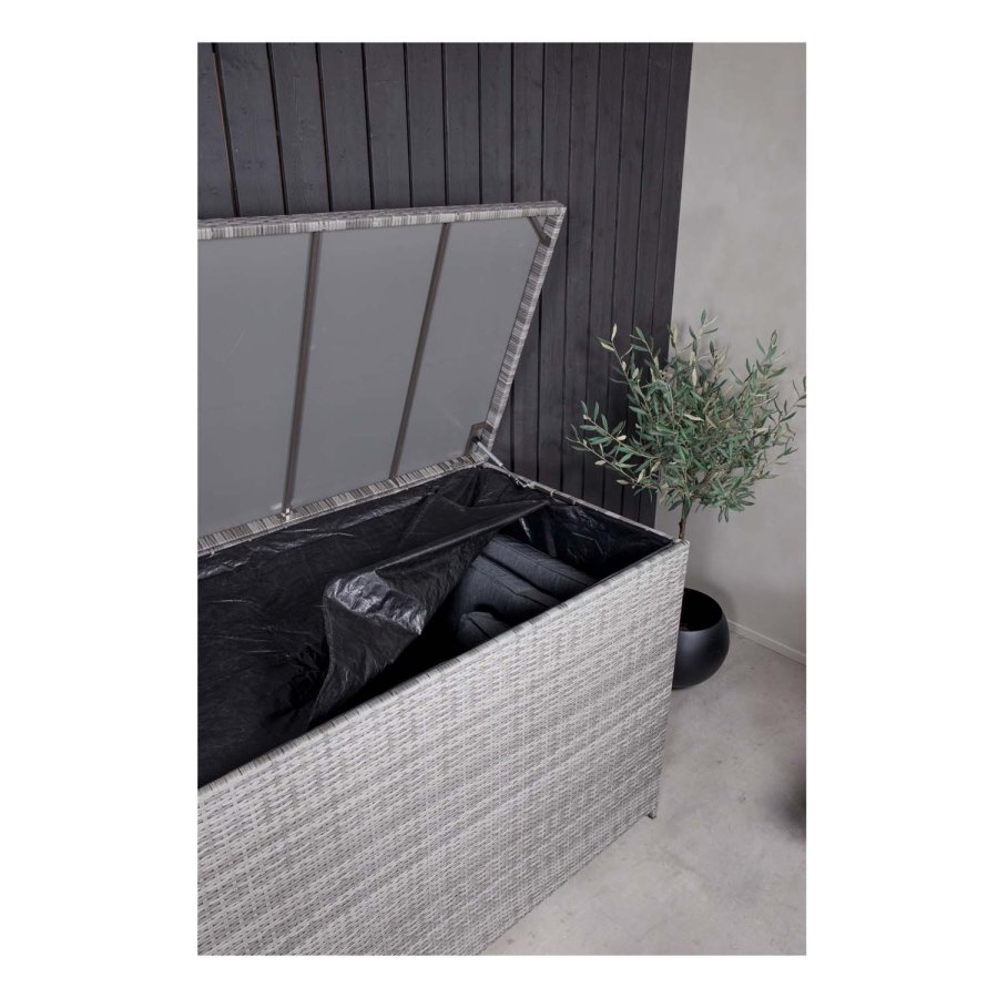 VENTURE DESIGN rektangulr Amazon udendrs hyndeboks - gr rattan og stl 