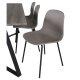 VENTURE DESIGN Marina spisebordsst, m. 6 stole - gr finer/sort metal og khaki plastik/sort metal