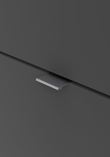 TVILUM Shoes skoskab, m. 3 klaplger med 2 rum - mat gr melamin/folie spnplade