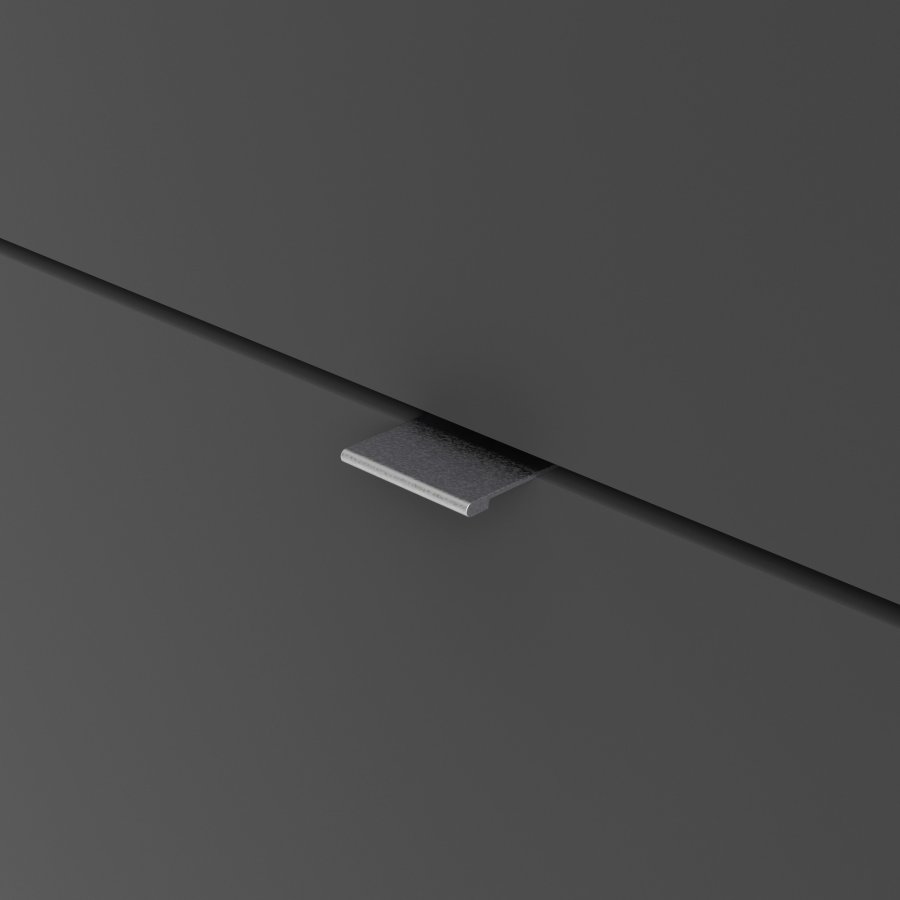 TVILUM Shoes skoskab, m. 3 klaplger med 2 rum - mat gr melamin/folie spnplade