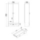 TVILUM Space garderobeskab 2 lger, 1 skuffe, 3 hylder - hvid folie/spnplade