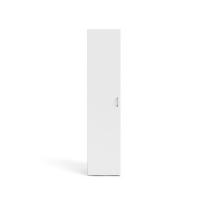 TVILUM Space garderobeskab 1 lge og 3 hylder - hvid folie/spnplade