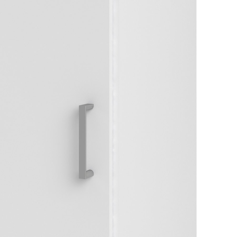 TVILUM Space garderobeskab 1 lge og 3 hylder - hvid folie/spnplade