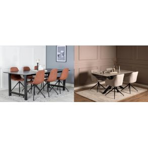 Spisebordsstole med drejefunktion