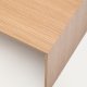 KAVE HOME Litto egefiner sofabord med naturlig farve finish, 140 x 70 cm