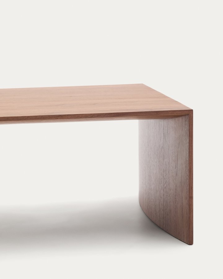 KAVE HOME Litto sofabord i valndfiner med naturlig farvefinish, 140 x 70 cm