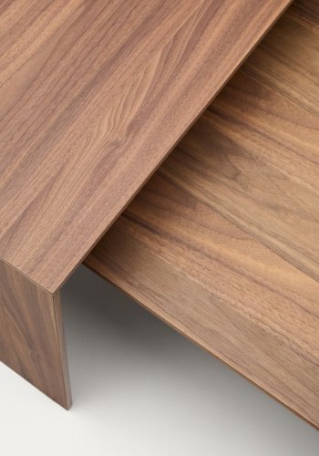 KAVE HOME Litto sofabord i valndfiner med naturlig farvefinish, 140 x 70 cm