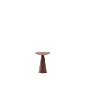  KAVE HOME Wilshire sidebord med matteret hrdet glas og mat terracotta malet stlfinish