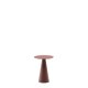  KAVE HOME Wilshire sidebord med matteret hrdet glas og mat terracotta malet stlfinish