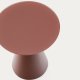  KAVE HOME Wilshire sidebord med matteret hrdet glas og mat terracotta malet stlfinish
