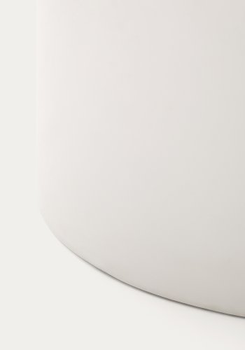 KAVE HOME Addaia havebord, kvadratisk - hvid cement (135x135)