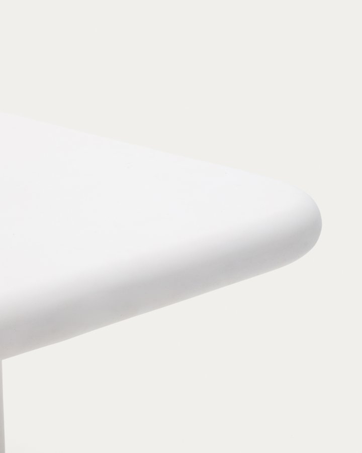 KAVE HOME Addaia havebord, kvadratisk - hvid cement (135x135)