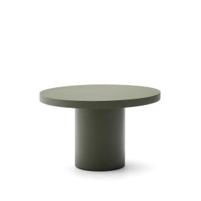 KAVE HOME Aiguablava havebord, rund - grn cement (120)