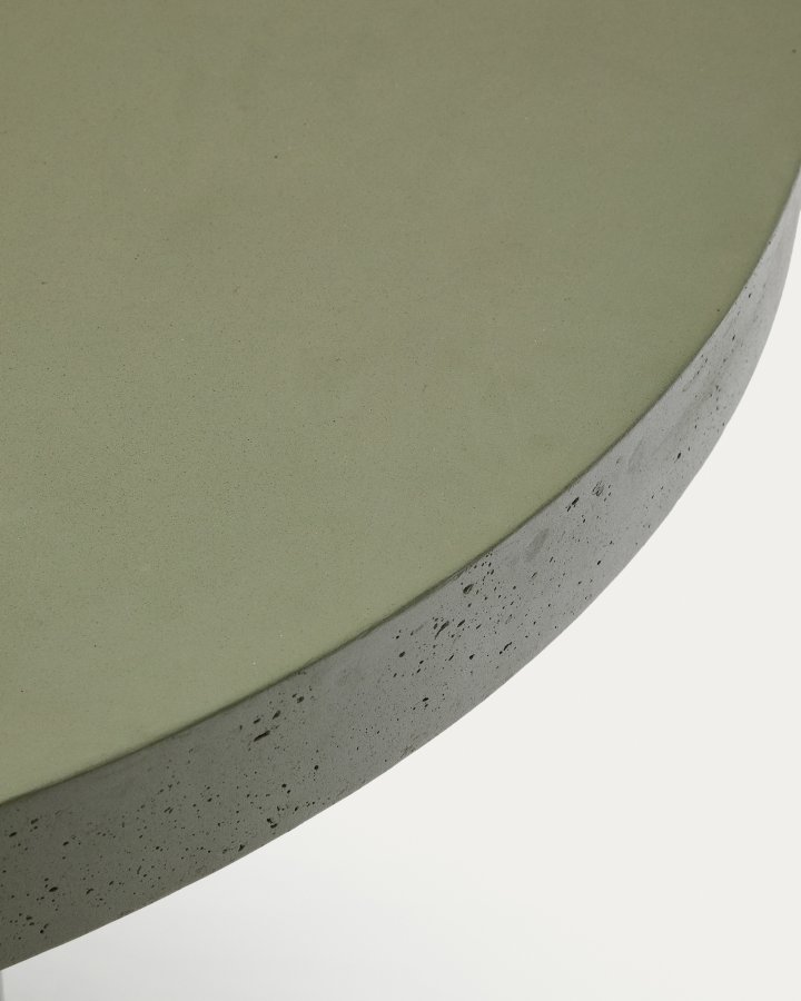 KAVE HOME Aiguablava havebord, rund - grn cement (120)