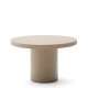 KAVE HOME Aiguablava havebord, rund - beige cement (120)