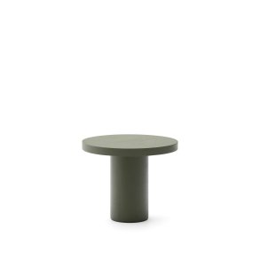 KAVE HOME Aiguablava havebord, rund - grn cement (90)