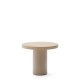 KAVE HOME Aiguablava havebord, rund - beige cement (90)