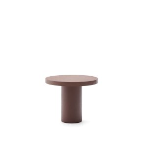 KAVE HOME Aiguablava havebord, rund - terracotta cement (90)