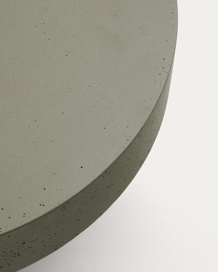 KAVE HOME Aiguablava udendrs sofabord, rund - grn cement (90)