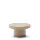 KAVE HOME Aiguablava udendrs sofabord, rund - beige cement (90)