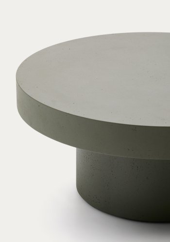 KAVE HOME Aiguablava udendrs sofabord, rund - grn cement (66)