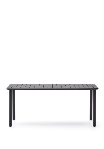 KAVE HOME Brai havebord, rektangulr - mrkegr galvaniseret stl (180x90)