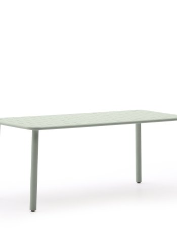 KAVE HOME Brai havebord, rektangulr - turkis galvaniseret stl (180x90)